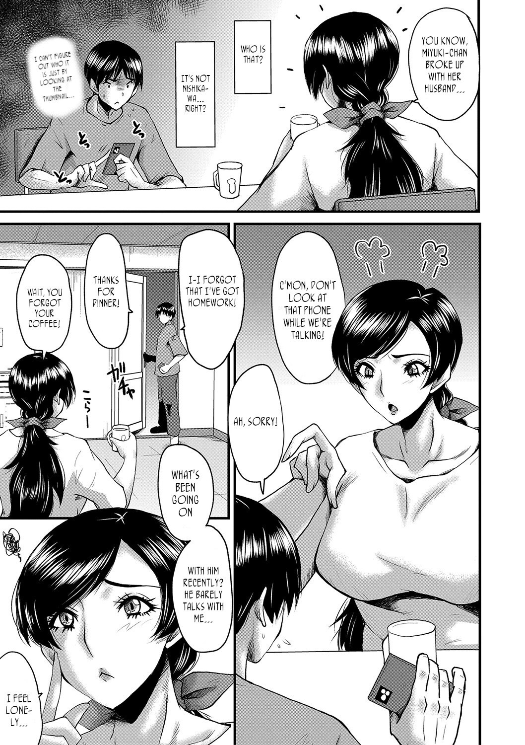 Hentai Manga Comic-My friend stole away both my childhood friend and my mother-Chapter 3-7